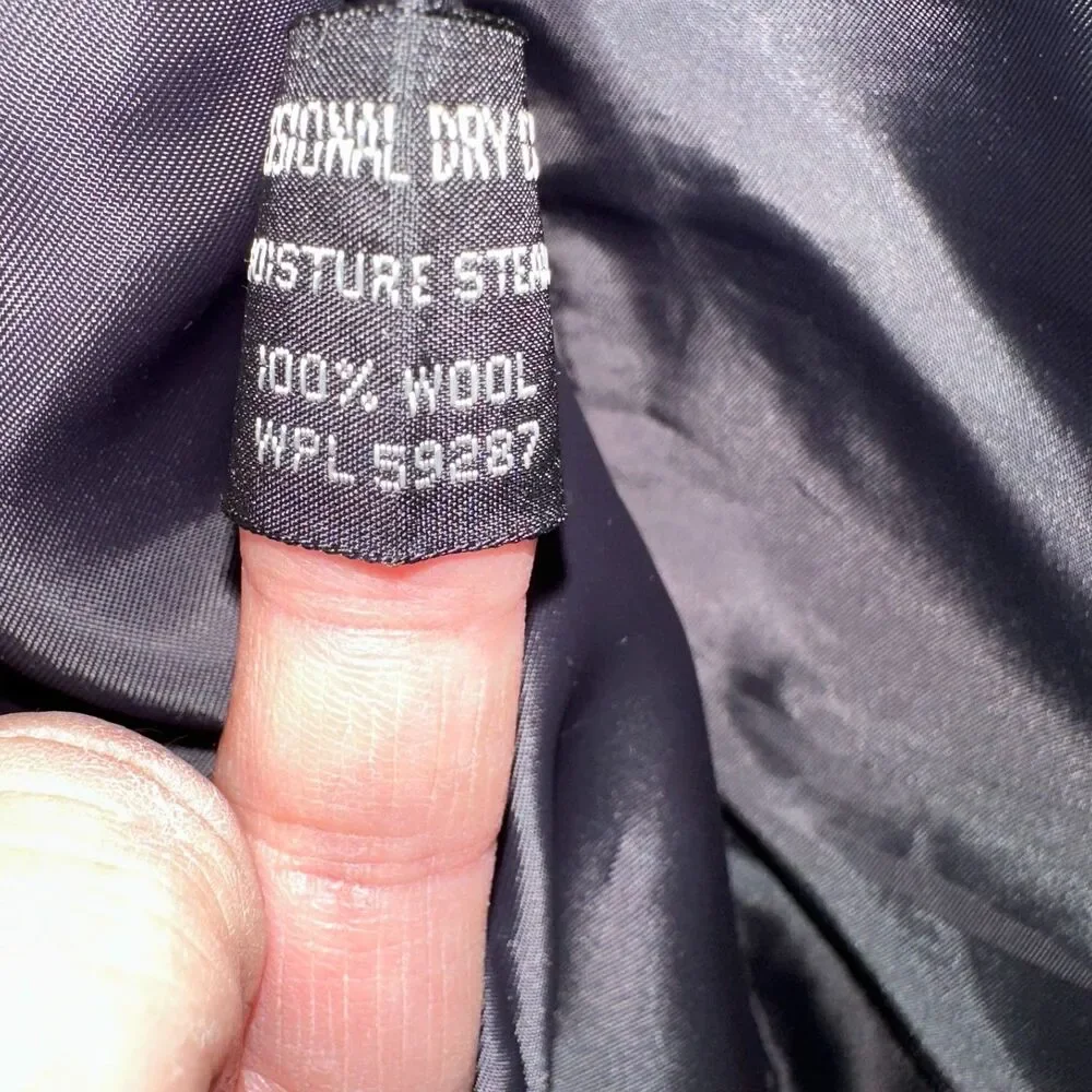 Vintage Jean Paul Germain !00% Wool Sport Coat Two Button Size 44R